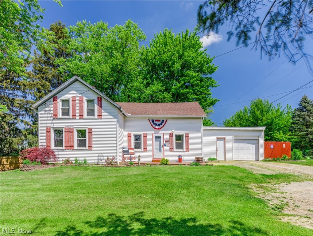 Welcome to 847 Portage Trail! This lovely home in Cuyahoga Falls has 2 bedrooms and 1 bathroom. The spacious kitchen has newer flooring. Huge dining area offers a great spot to entertain. Bathroom has recently been remodeled with new flooring and vanity.  Amazingly peaceful backyard is partially enclosed with a privacy fence and also has a relaxing porch, a patio, and a storage shed. Convenient attached garage and breezeway. This home is located near Front Street, the Cuyahoga River, and numerous unique shops and restaurants. Don’t miss your chance to own this gem!