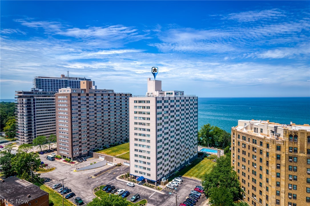 Welcome to Marine Towers East! This updated 1-bedroom, 1-bath condo on the 10th floor offers great Lake Erie views you’ll appreciate every day!
The layout is open and functional, with an easy flow between the kitchen and living space. The updated kitchen features a huge center island, stainless steel appliances, and plenty of workspace.. The bathroom includes a walk-in shower, and the unit is clean, updated, and move-in ready. Large windows fill the space with natural light, complemented by custom blinds for added style and privacy. 
Marine Towers East is a pet-friendly building known for its low-maintenance lifestyle and well-rounded amenities, including an in-ground pool, parking garage (garage space available for $50/month), designated dog area, outdoor picnic spaces, laundry on every floor, plus a rooftop deck and top-floor party room with sweeping views of both the lake and downtown Cleveland.
Conveniently located near Edgewater Beach, downtown Cleveland, and a variety of local restaurants, you’re never far from anything you need.
If you’ve been looking for an updated, easy-living condo with lake views and solid amenities in a great location, this one is worth a look.
Special assessment for HVAC will be paid in full through escrow at the time of closing.