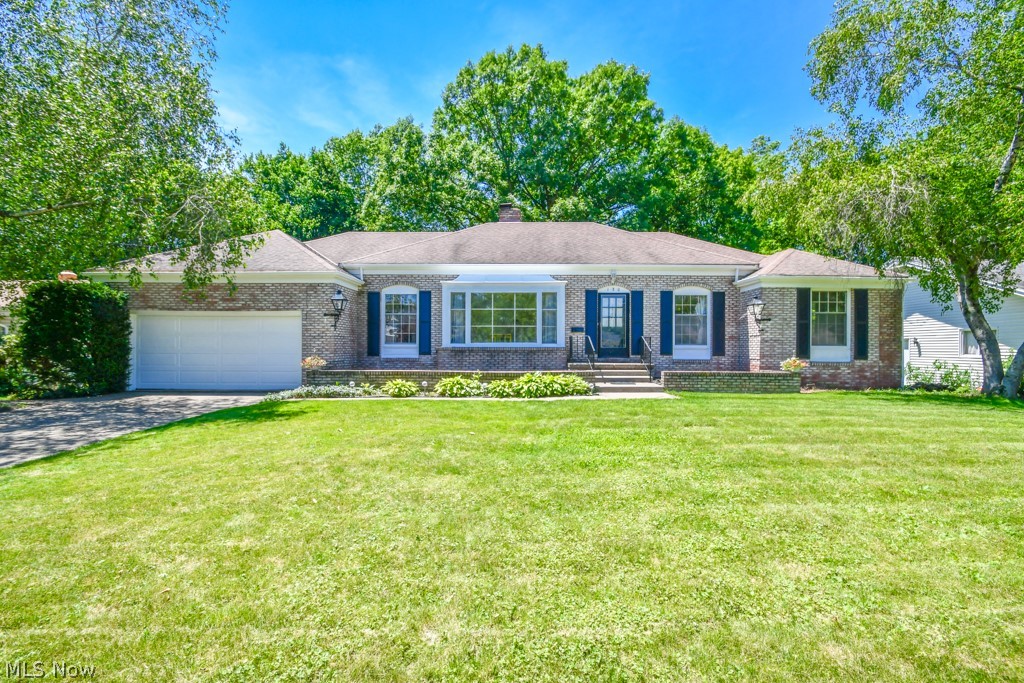 This all brick ranch is a charmer! Nice curb appeal welcomes you into this beautiful home with spacious rooms!. A double sided fireplace offers cozy choices for relaxing or watching TV. Kitchen and family room are wide open for entertaining. Three excellent sized bedrooms with a Master suite w/full bath and common full bath for kids and guests. Outside, enjoy evenings and weekends on your private patio. All appliances stay with the home including the washer and dryer.. Updates include New Furnace 2016, Hot Water Tank 2018, New carpet in 3 bedrooms and hallway 2019, Roof approximately 10-15yrs and exterior trim, door and shutters painted 2019.