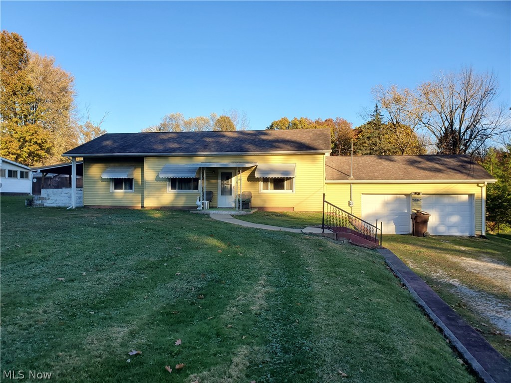 Spacious rooms and updated full bath with walk in shower on a fantastic .945 acre lot. Two car attached garage plus a 24 x 24 outbuilding is perfect for additional vehicle storage or workshop!  Covered patio!  New photos will be taken after upcoming tag sale.  Home needs painted and flooring.  Hot water tank - 2014.  Home warranty provided by the sellers.