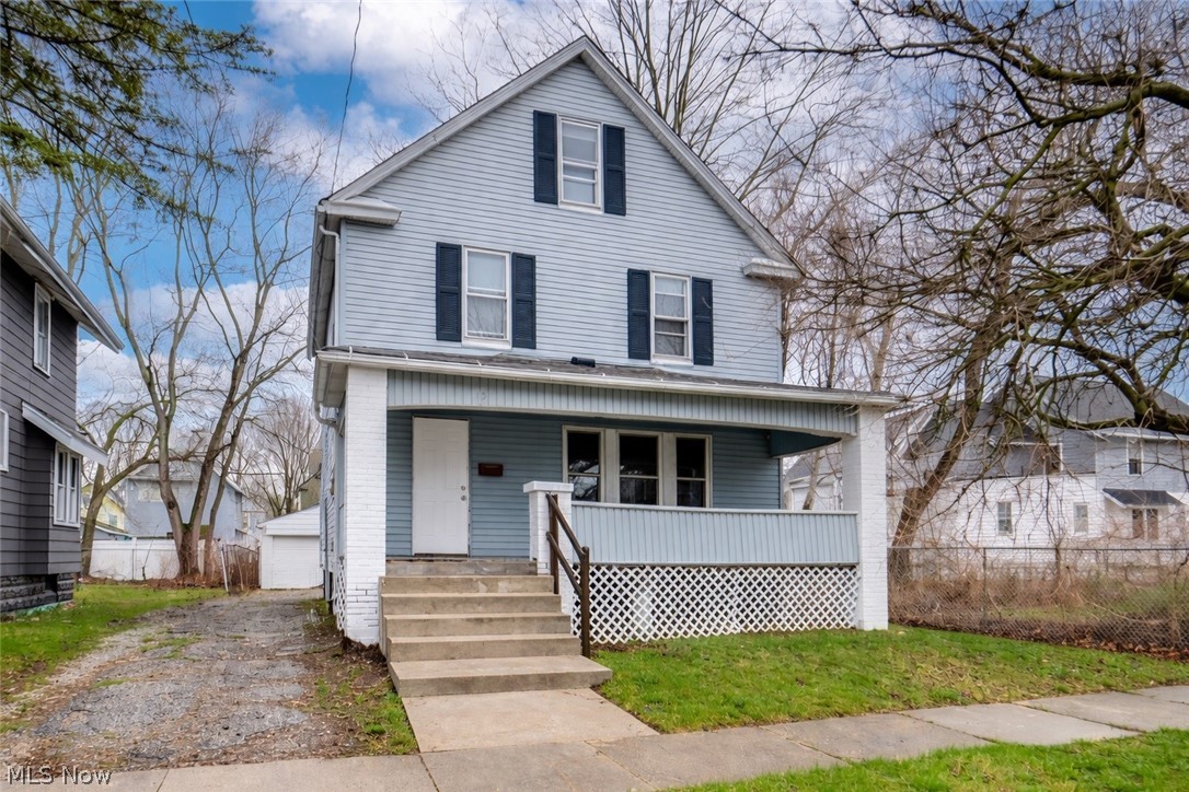 Welcome to this beautifully updated 4-bedroom, 1.5-bath home in Akron! This spacious property has been completely renovated, offering a fresh, modern feel while maintaining its original charm. Enjoy year-round comfort with newly added central air conditioning, perfect for Ohio summers.

The home features generous living space, updated finishes throughout, and plenty of room for both relaxation and entertaining. With four bedrooms, there’s flexibility for families, roommates, or a home office setup. The updated kitchen and bathrooms provide a clean, move in ready experience.

A standout feature is the detached 2 car garage, providing ample space for parking, storage, or even a workshop setup! Perfect for keeping vehicles protected year round.

Conveniently located near local amenities, shopping, and major routes, this home offers both comfort and accessibility. Don’t miss your chance to make this beautifully upgraded property your next home!