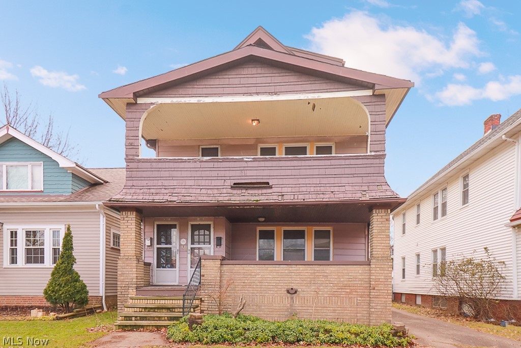 Don't miss your chance to own this very large Lakewood duplex that can easily be converted into a triplex for extra income earning potential!  Both units have hardwood flooring (under the carpet on lower unit), built-in hutch with leaded glass doors and window bench in dining rooms, very spacious kitchens, 2 bedrooms and 1 bath. The upper unit also includes a finished third floor with a full bath that can easily be converted into another rentable unit. Great location in Lakewood! Just in need of a few minor cosmetic updates. Newer windows throughout with transferable lifetime warranty! Central A/C in second floor unit only. Appliances stay with units. Don’t miss your opportunity to own a great investment property, or live in one unit and rent the other. Easy to show!