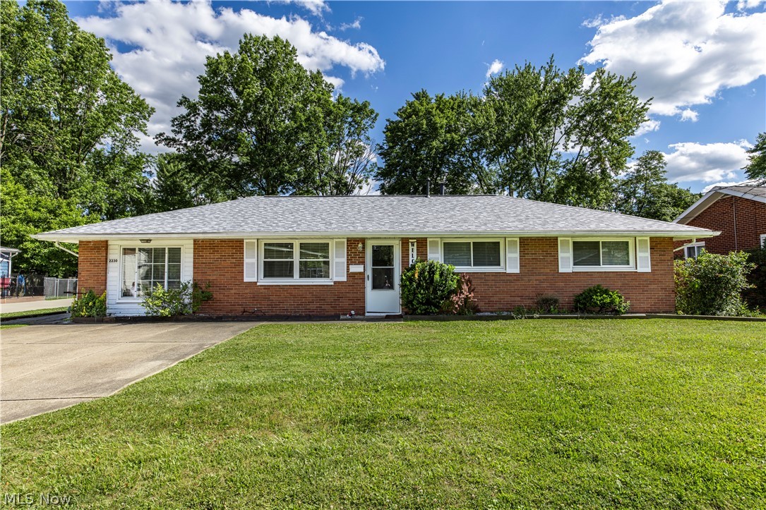 Welcome home to this updated 4-bedroom, 2-bath brick ranch offering the perfect blend of comfort, space, and convenience! Thoughtfully updated over the years, this move-in ready home features vinyl replacement windows (2019), central air conditioning added in 2019, a new washer and dryer, a brand-new 30-year architectural shingle roof (2025), and an updated kitchen with refreshed cabinetry and countertops. The addition of a spacious fourth bedroom and extra living area provides the flexibility today's buyers are looking for...perfect for a growing family, home office, or guest suite. Step outside to enjoy the huge, private, fully fenced backyard complete with a large deck and patio, making it an ideal setting for entertaining, relaxing, or enjoying summer evenings. Conveniently located near parks, shopping, restaurants, schools, and highway access, this home truly has nothing left to do but move in. Don't miss your opportunity to make it yours!
