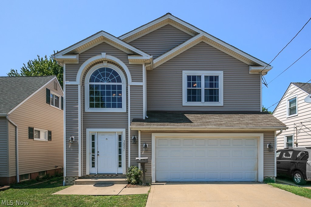 Come see this spacious 3 bedroom, 2 bathroom Colonial located in Wickliffe, Ohio. The first thing you'll notice when you walk in the foyer is the beautiful high ceiling. Hardwood floors lead you from the foyer back to the updated kitchen, with stainless steel appliances and ample cabinet space. Off of the kitchen is the spacious living room painted with neutral colors. Take a walk upstairs to the master bedroom with high ceilings. The master bathroom has his and her sinks. There are also 2 other bedrooms, perfect for making into a children's room and guest bedroom. The second floor also has a a full laundry room with cabinets, a sink and counter space. Walkout to the back deck that takes you in the large fenced in back yard. This is the perfect space to let your children play or animals run around. The fire pit is perfect for those cool fall nights while entertaining friends. Close to major highways, restaurants, and shopping. Don't miss this opportunity!