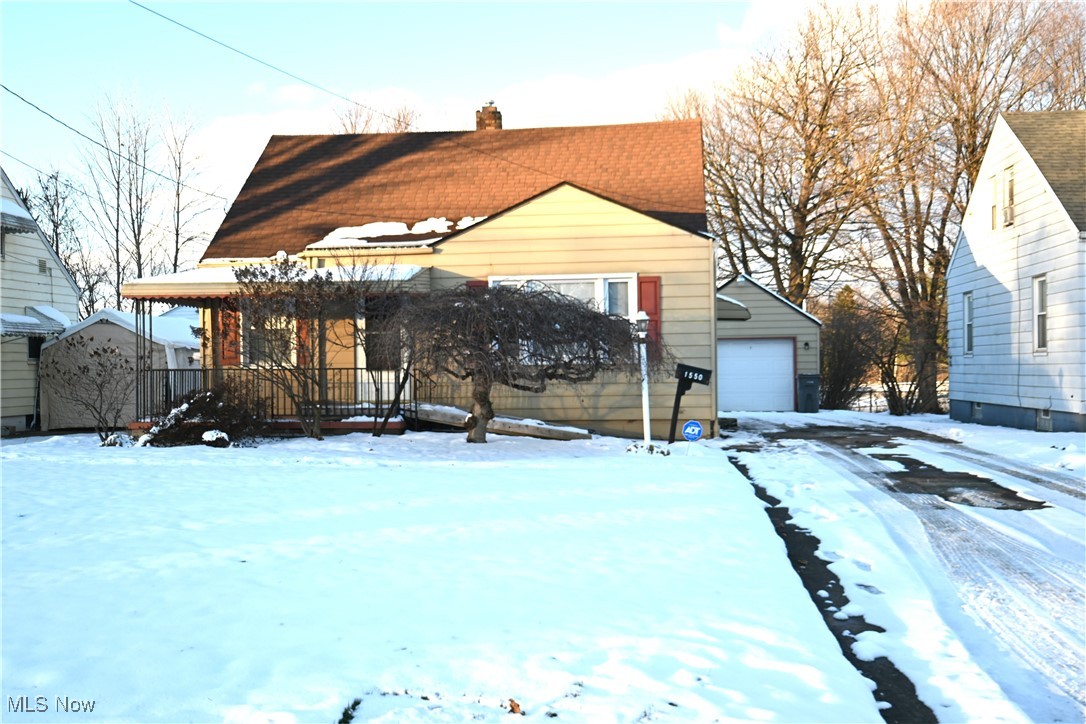 WELCOME HOME to this adorable 3 bedroom, 2 bathroom cape cod packed with charm and modern amenities.  Enjoy a warm and inviting living room, perfect for cozy evenings or entertaining guests.  The kitchen is equipped with all appliances so it's ready for you to move right in!  The washer and dryer stay as well!  Transform the finished rec room in the basement into your dream hangout spot, home office or gym.  The detached one car garage offers convenience and additional storage.  Don't miss out on this great property-schedule your tour today!