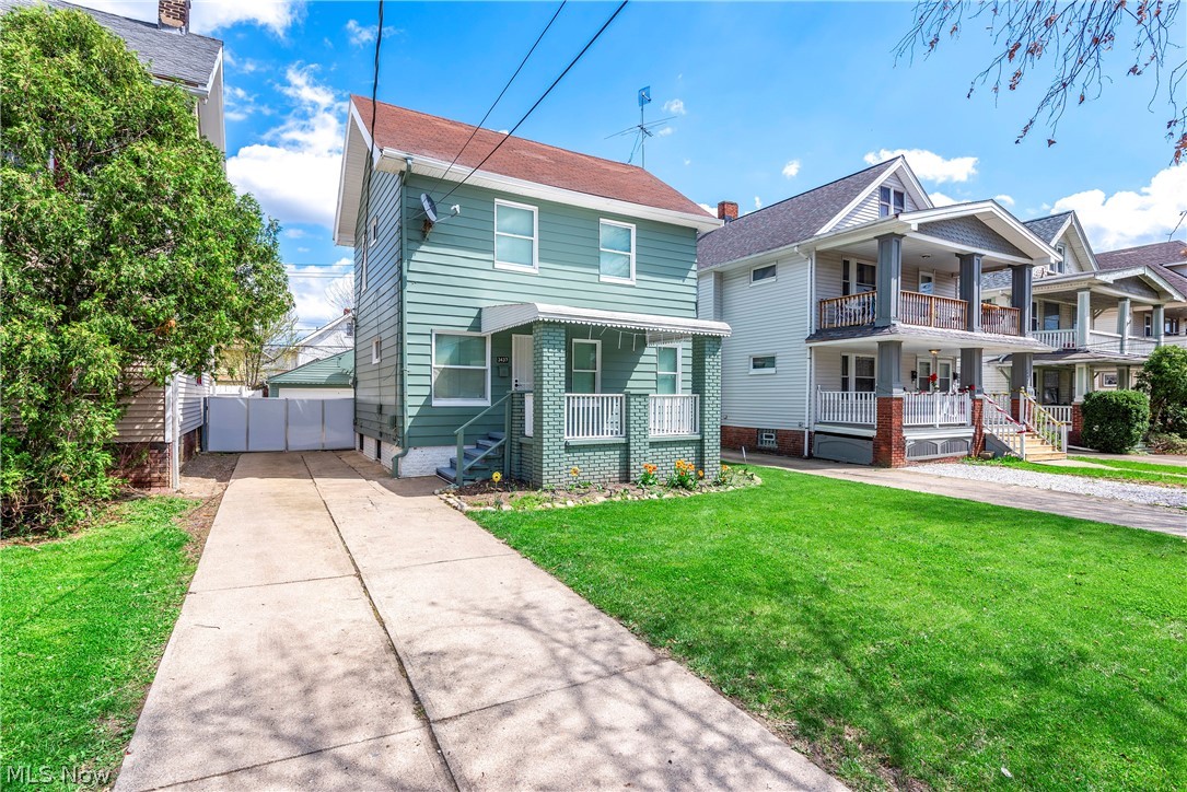 Welcome to this beautifully renovated 5-bedroom home in the desirable West Boulevard neighborhood of Cleveland! This spacious property offers the perfect blend of comfort, functionality, and lifestyle. The main level features a bright living room, formal dining area, updated kitchen including a stove & fridge, and a charming coffee nook; perfect for slow mornings or entertaining guests. Upstairs, you’ll find four generously sized bedrooms and a full bathroom, providing ample space for family living. The finished basement adds incredible versatility with a fifth bedroom, its own laundry area, and additional living space ideal for guests, extended family, or potential income opportunities. Car enthusiasts and entertainers will love the oversized three-car garage and fully privacy-fenced backyard, creating the perfect setting for gatherings, projects, or simply enjoying your own private outdoor space. Conveniently located just seconds from local shops, barbershops, restaurants, shopping centers, and the well-known Ray’s Indoor Mountain Bike Park, this home offers both accessibility and a vibrant neighborhood feel. Don’t miss your chance to own a move-in-ready home with space, updates, and a prime location!