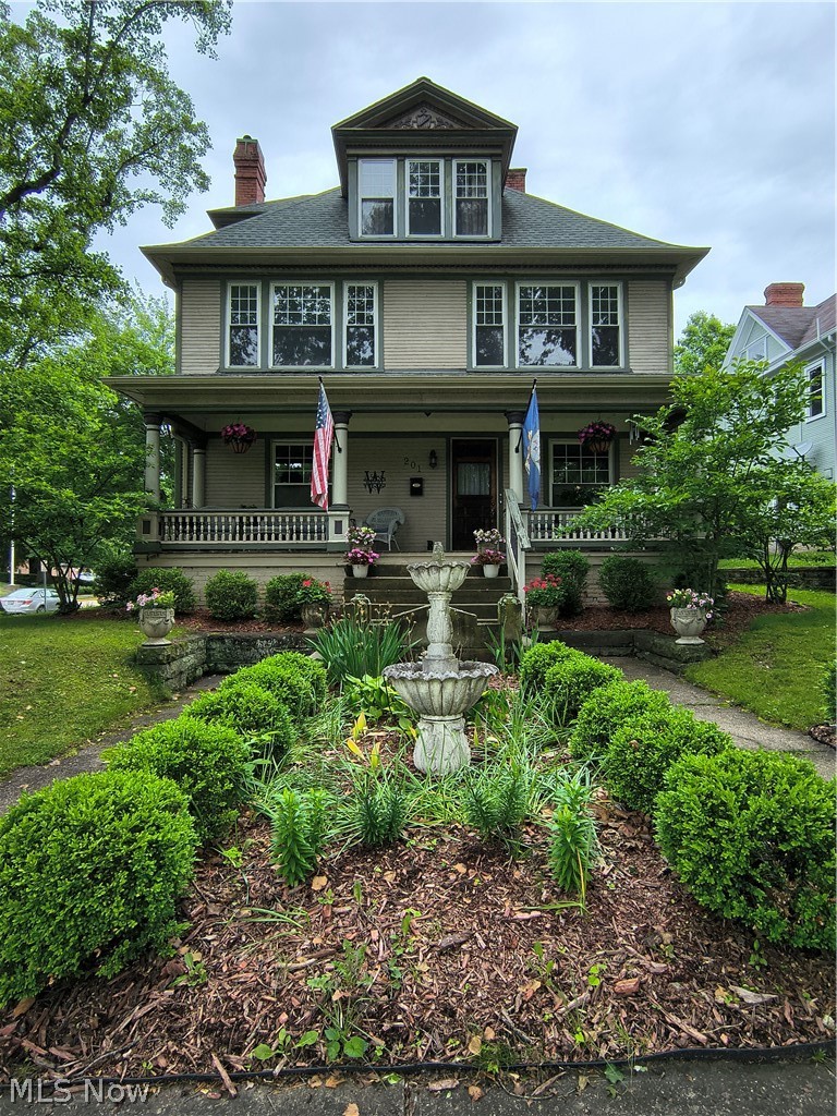 Updated and thoughtfully maintained 3-story home offering timeless character and modern amenities throughout. This historic home was built in 1898 within the borders of the original Campus Martius Fort. It is ideally located just one block from the Muskingum River Trail, near Sacra Via Park and Arboretum, and within walking distance of downtown Marietta. This one-of-a-kind home offers the perfect blend of historic charm, functionality, style, and convenience. Outside, you will find a stately exterior with mature trees and established plantings, and a beautiful front porch sitting on a corner lot. Inside, you will be welcomed with hardwood flooring, decorative fireplaces, French doors, pocket doors, and architectural details throughout. The spacious kitchen was designed with family gatherings and entertainment in mind. It features KraftMaid cabinetry, a wine cooler, accent lighting, and a large center island. The finished third floor provides versatile additional living space and could easily function as a 5th bedroom, home office, media room, or recreation area. There have been numerous items completed within the last 15 years, including the roof, gutters, plumbing, water heater, furnace, central air, mini-splits, and porch flooring. This property offers peace of mind while preserving the home’s historic integrity. (Contingent on the seller finding suitable housing.)
