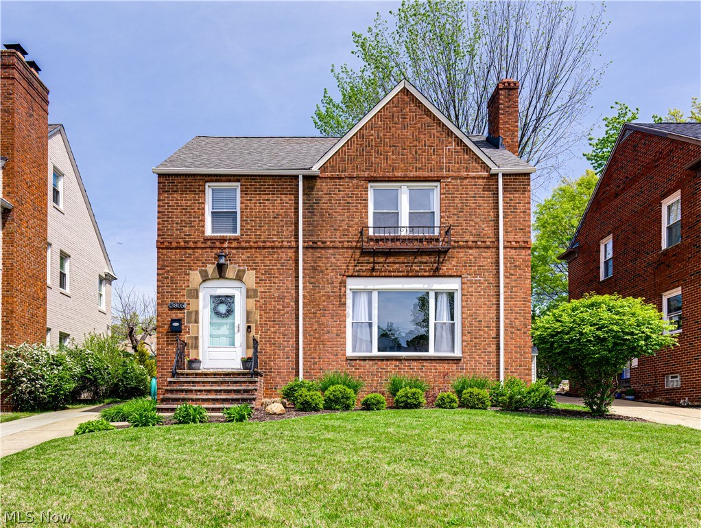 This Gorgeous Colonial home has been remodeled top to bottom and features 4 bedrooms, 2 bathrooms, sunroom, fenced in yard and finished basement. Main level boasts an updated kitchen with stainless appliances, new cabinetry and granite counters. The Large living room and dining room are finished with hardwood floors and tons of natural light. A half bathroom and pantry complete this impressive first floor. Second level boasts 3 bedrooms with a fully remodeled bathroom with spa like features including tiled floors, walk-in shower w/tile surround and glass door, a separate tub w/tiled surround and modern vanity! Third floor boasts a 4 bedroom with bonus office! Lower level has been finished to include a hug rec. space with bar!  New carpet throughout second and third floor. A convenient sunroom is located off the back of the home providing access to an oversized , step down patio!  The exterior is completed by a 2 car garage and fenced in yard with crisp landscaping and fire pit!