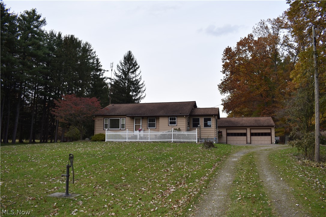 Great opportunity to have your own slice of country living! This well maintained property features a 4bd/2ba ranch home with 2 car detached garage. Need additional storage space, there is an additional 22'x32' pole barn and a 10'x32' lean-to! As you walk the property you will find a nice pond, several open areas, and mature timber. Along with mature timber is a nice section of thick pine trees which provides great cover for wildlife! A trail through the woods leads you easily to the back of the property. Bring your ideas and set up for hunting or a hobby farm. The possibilities are endless so call today before you miss out!