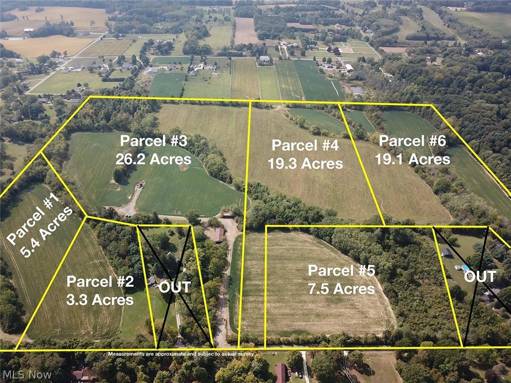 THIS IS #6 - Exciting Real Estate Opportunity – 80 Acres Open & Wooded Land Offered In 6 Parcels - Parcels Range In Size From 3 Acres To 26 Acres Each - Ideal Horse Or Hobby Farm Parcels – Wooded Hideaway - Very Scenic – Convenient Location - Stark County – Tuslaw Schools – Massillon, Ohio. After owning several years, the trust has decided to sell at ABSOLUTE AUCTION. Sells to the highest bidder(s) on location: SATURDAY – OCTOBER 12, 2019 – 11:00 AM. 80 acres gently rolling land. 70% open farmland, balance wooded. Public water, gas, elec. & cable TV available at street. Zoned Residential/Agricultural. Tuslaw School District just minutes from Massillon, Canton, Akron & Wooster. Tax parcel #10004418. To be offered as follows: PARCEL #1 – Approx. 5.4 acres mostly open land, balance wooded. Approx. 289 ft. frontage. PARCEL #2 – Approx. 3.3 acres open land, wooded at rear. PARCEL #3 – Approx. 26.2 acres wooded and open land. PARCEL #4 – Approx. 19.3 acres majority open farmland, balance woo
