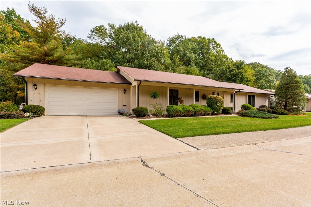 Prepare to be moved into this meticulously maintained 2 bdrm, 2 full
bath ranch cluster home. This home offers the most scenic outdoor
space on the entire street. Once you step in the foyer, the updated
kitchen, living and dining area will inspire all who enter. The
updated eat in kitchen offers an abundance of cabinet space that is
decorated in neutral tones-*all appliances included (microwave
2021). The spacious living and dining area overlooks the gorgeous
backyard that has a gas fireplace, pendant lighting and newer
carpet. Large master bedroom has a full bath with a shower and tub
connected with a seated vanity area off the bathroom with a large
walk in closet. Additionally, the home has a full bath with a shower
and a bedroom just steps away. Laundry area is off the kitchen (new
washing machine 2021). Home is located near all Strongsville has to
offer. Set up a private showing today.
