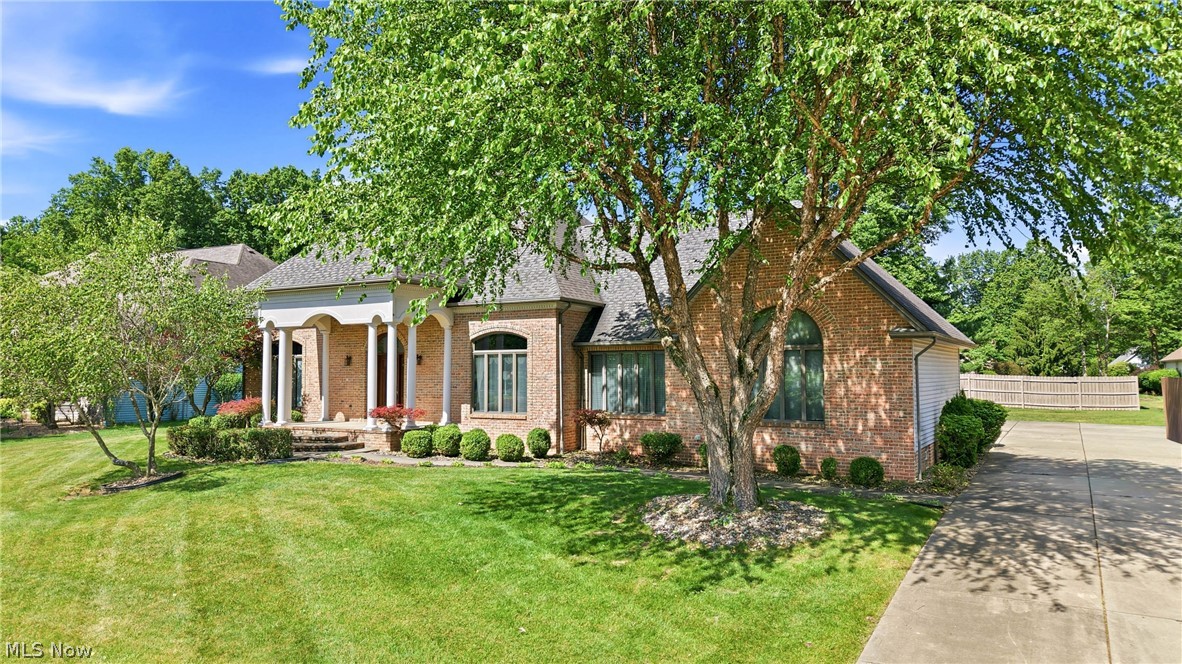 Absolutely phenomenal 3-bedroom ranch home located in the highly desirable Canfield School District! This California split-ranch design offers the perfect layout, with the spacious master suite privately situated on one side of the home and two additional bedrooms with a full bath on the opposite side.

The stunning great room features soaring cathedral ceilings, abundant natural light from oversized windows and skylights, and a cozy gas fireplace that creates the perfect gathering space. The cherry kitchen offers an abundance of cabinetry, generous counter space, and a bright breakfast area for casual dining.

The oversized master suite includes a walk-in closet, private master bath, and an impressive linen/storage closet. The additional bedrooms are spacious and well-appointed.

Step outside to enjoy the fenced backyard, ideal for entertaining, pets, or relaxing evenings outdoors. A two-car attached garage completes the home.

Additional updates include a new roof to be installed within the next few weeks, new hot water tank (2026), and new central air (2026). This beautifully maintained home combines comfort, functionality, and an excellent location!