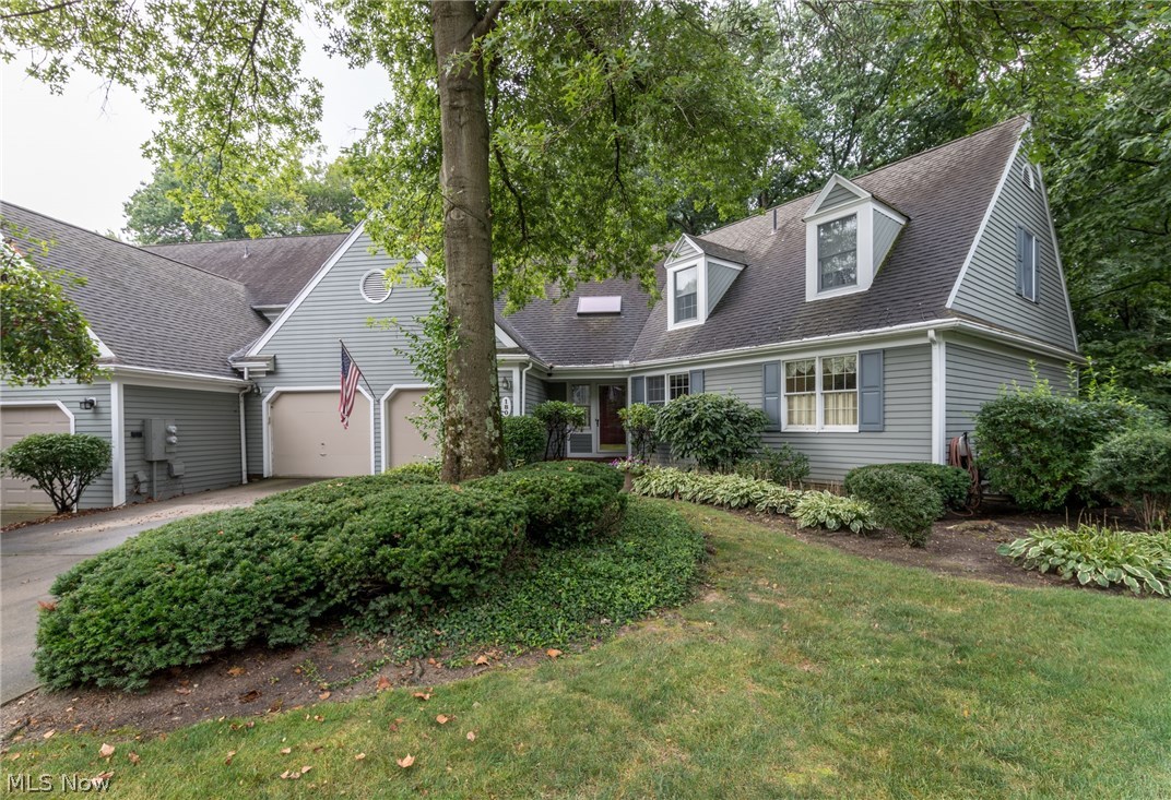 Pheasant Run is Chagrin Falls' premier quiet, pristine and low maintenance condominium community. This 3 bedroom, 2.5 bathroom condo is among the largest in the neighborhood and has a rare 1700 square partially finished basement.  The first floor office and upstairs bonus room could easily be converted to bedrooms to transform it into a 5 bedroom condo.  Backing up to the woods, it enjoys complete privacy in the rear with a large deck off of the formal dining room. Step into the foyer and view the welcoming great room with fireplace, unique two story cathedral ceilings and windows overlooking the wooded backyard.  The eat-in kitchen includes full package of appliances and center island for ample counter space. Enormous first floor master with walk in closet and bath with recently completed tile work and custom glass enclosure shower.  Upstairs find 2 nicely sized bedrooms, another full bathroom with tile work recently completed as well as a bonus room with additional attic space and ro