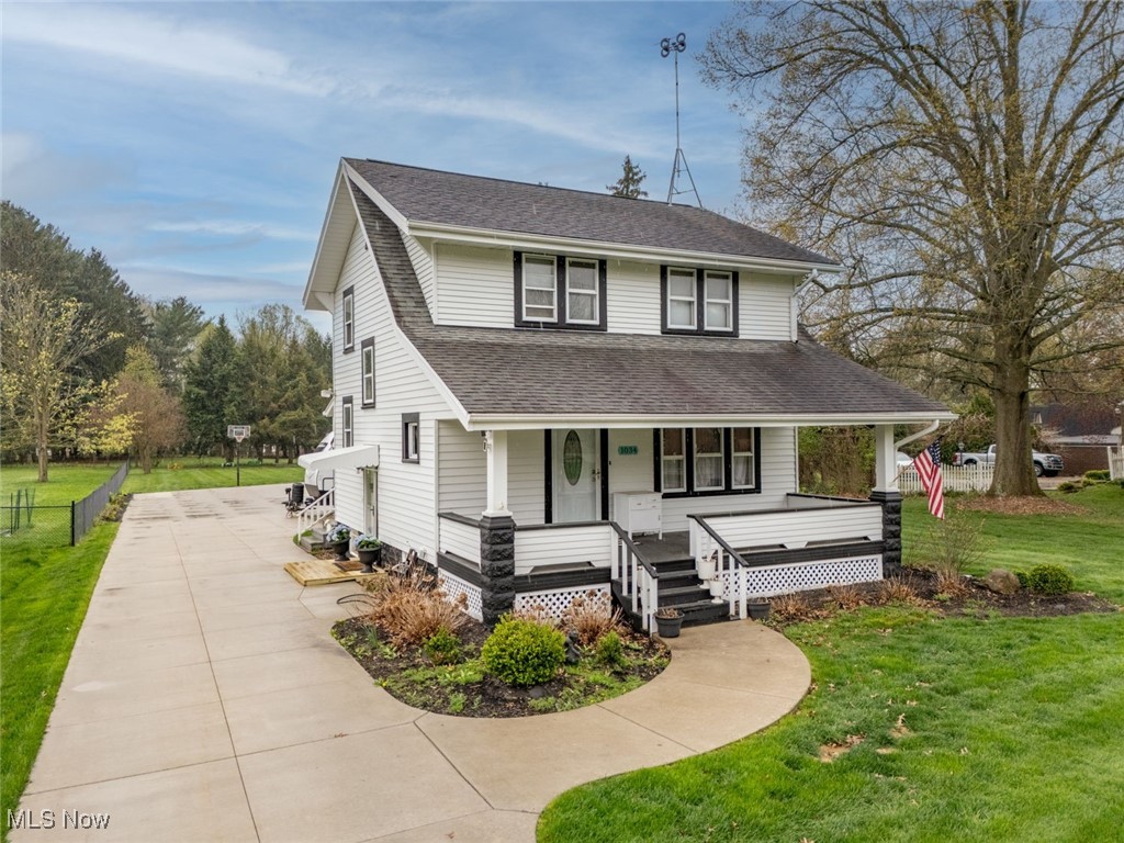 What a rare find in North Canton, North Canton Schools!  This exciting property can have endless possibilities, offering both residential & business options! Please see supplements about zoning procedures. From the location to the wonderful updates, you will want to see this property. Sitting conveniently on Schneider, it has a private yard with a deck & gazebo. Lots of space for kids, dogs & entertaining. There is an invisible fence around the whole prop. Speaking of entertaining this new 60 x 40 heated & insulated gar is not just a mechanics dream w/a 9K lb veh lift, space for 6+ vehicles, 100-amp elec, 80-gallon air compressor w/line to lift, welder outlet & plenty of space for toolboxes. It also comes with 4 wall mounted warehouse racking units. But this is an entertainer’s paradise! The 18’ long hardwood bar features a True Commercial 5 tap beverage ref, reg full size ref, plenty of counter tops and cabinets. The professionally installed entertainment system makes it a hit for all! With five 65” tvs all controlled separately for different viewing on each tv and speakers inside & outside. There is also internet run to the garage. The finished walls, metal ceilings & twinkle lights offer an amazing space for hosting whatever your imagination holds. Not that the ladies will not love the garage but there is a shed w/heat, AC, elec & internet. It is currently used as an office but would make an adorable “she Shed”, craft space or playhouse. The house has so many updates including the kit cabinets, countertops, lighting & stainless-steel appliances. Elec has been updated & panel upgraded to 200amp. Front & side entry doors have been replaced, side porch replaced 4/25. Ext was prof painted 23. This well-kept home offers 3 bdrm, a full bath, plus shower in the basement, beautiful oak woodwork. Finished bonus space in attic (sq ft not incl in mls). This prop offers to much to list here. This property is just the beginning to your dreams! Call for more info or priv​​‌​​​​‌​‌​​​‌‌​​​‌‌‌​​‌​​‌‌​​​​ show!
