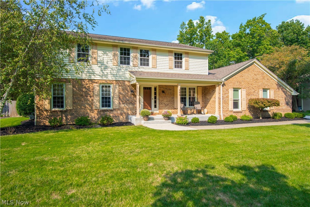 Absolutely PHENOMENAL 4-5 Bedroom Home with 3 & 1/2 Baths & Scenic Backyard Paradise with In Ground Pool.  Home Features Include:  Large Front Living Room, AWESOME Back Great Room with Floor to Ceiling Brick Fireplace & Cathedral Ceilings, HUGE Eat In Kitchen with Large Center Island with seating for 6 and a Massive Breakfast Area with Brick Fireplace, Formal Dining Room, Large First Floor Laundry Room, & Half Bath.  Second Floor offers a Large Master Bedroom with Walk In Closet & Master Bath, 3 other Large Bedrooms, with 2nd Full Bath.  Lower Level is Finished with a Huge Rec. Room Area, 5th Bedroom, Office Area, Wet Bar Area, & 3rd Full Bath.  The Back Sun Room leads to the Private Back Yard Paradise plus In Ground Pool.  Updates Include:  Roof - 2010, AC - 1996, Furnace - 1996, HWT - 2018, Pool Heater - 2018, & All Windows have been updated.  Home is in Move In Condition.