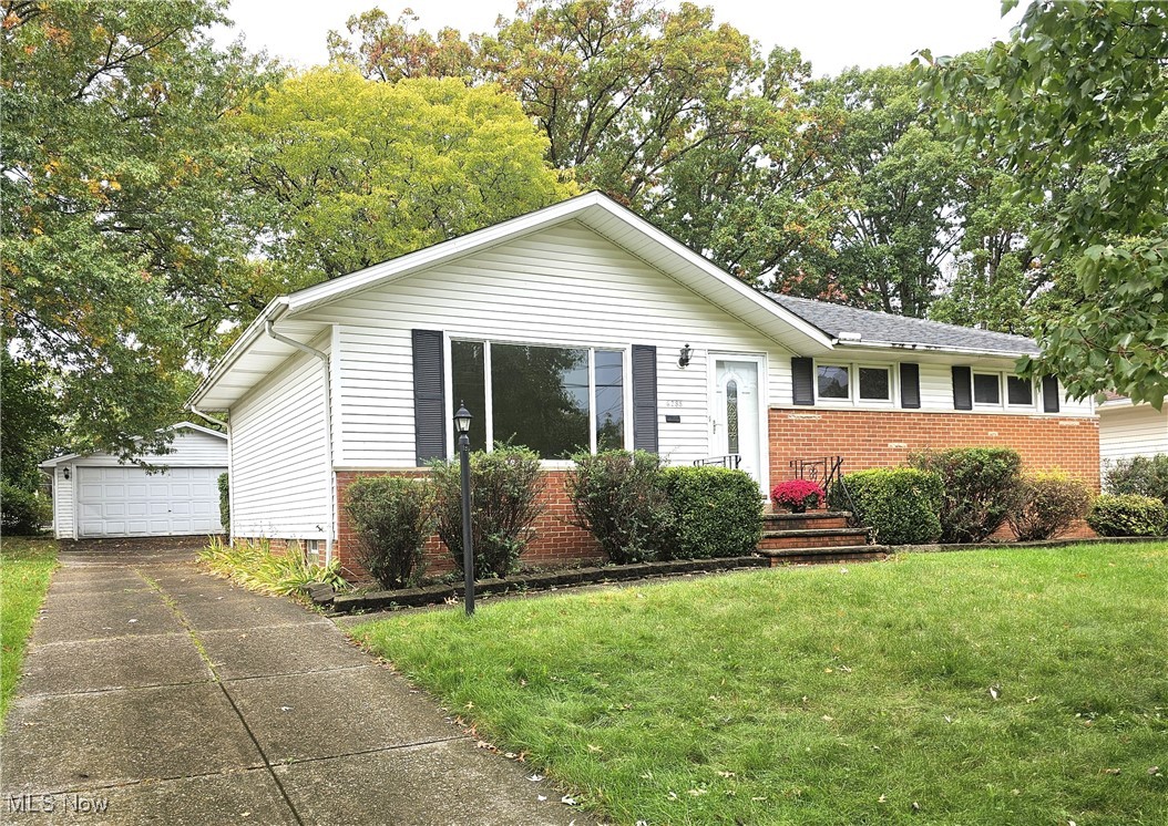 Welcome to 6288 Mariana Dr in Parma Hts**You will love this beautiful home and all it has to offer**The home features, an eat-in kitchen with lots of storage, white wash cabinets, corian countertops, gas cook top range, double oven, tile backsplash, pantry and all the kitchen appliances stay**The formal dining room is perfect for holidays or celebrating those special occasions**There is a large family room addition with a fireplace, making this a favorite spot for extra living space and family to gather**The master bedroom is spacious and situated right next to the full bath**The two additional bedrooms are also nicely sized**Finishing off the first floor is a half bath for your guests**The lower level has a finished rec room with bar and pool table  and bar stools stay, there is additional space for a second family room with an electric fireplace**The laundry room comes with the washer and dryer for your convenience**There is also loads of storage and cabinetry in the basement for all your storage needs**You will enjoy relaxing and reading a book on the covered patio overlooking the private back yard**The two car garage is oversized and has a 220 line and space for a workshop as well as space for your outdoor storage needs**The hot water tank was replaced in 2020, roof in 2013, central air in 2012 and furnace in 2011**The metro parks and all purpose trails are right at the end of the street and the home is conveniently located to highways, shopping and restaurants**Don’t miss this oversized ranch and all it has to offer, take a look today***