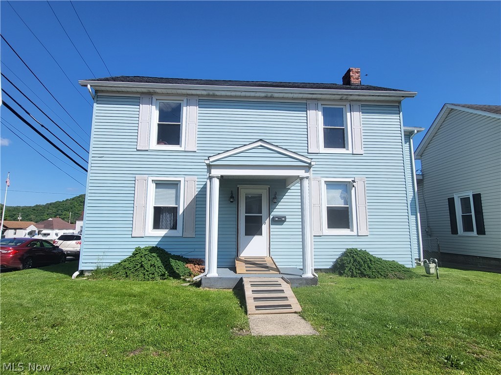 Great location in Shadyside! Located by the Middle School and the Football Field. This home has a lot of offer. 3 large bedrooms on the second floor, one featuring a half bath and the master bedroom has its own full bathroom.  There is another full bathroom on the main floor. You will find plenty of cabinet storage in the kitchen area that has a large picture window to let the sunshine in.  There is a possibility of a 4th bedroom in the basement, already framed, needs a door. Also a possibility of another full bathroom in the basement. Outside you will find a nice front yard, and a completely fenced in back yard connecting to the 3 car garage. Additional parking available in the paved entry to the garage and along the street. Schedule your showing today!