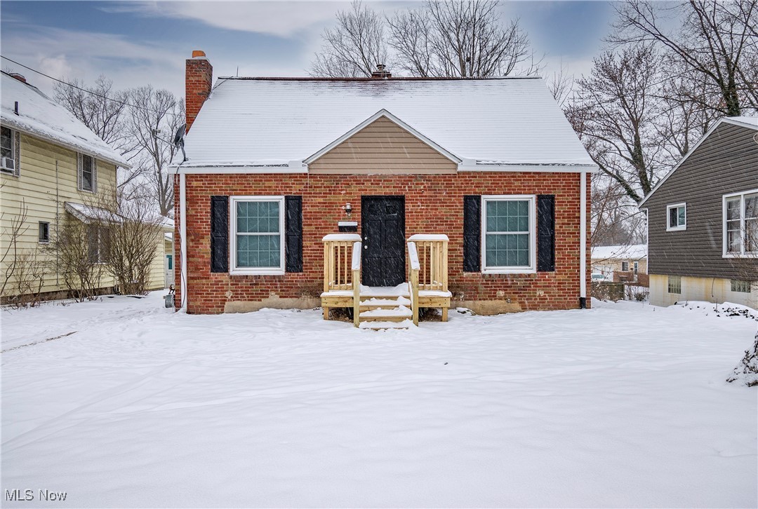 Welcome to this charming and cozy brick Cape Cod, offering a perfect blend of comfort and modern updates. This home features 3 bedrooms and 2 full bathrooms, providing ample space for anyone looking to enjoy easy living. Step inside to discover new LVP flooring throughout the kitchen and bathrooms, as well as the inviting rec room in the lower level, perfect for extra living or entertainment space. Enjoy new carpet in the living room and bedrooms. The kitchen has been tastefully updated with new lighting, a fresh sink and faucet, and all kitchen appliances are included, making it move-in ready for your convenience. The main-level bathroom has also been fully renovated with new vanity, toilet, lighting, and a stylish mirror, while the lower-level bathroom boasts a new toilet, vanity, and mirror. The walkout basement offers additional potential with its partially finished space with glass block windows and extra storage options. Recent updates in 2024 ensure the home is in top shape, including a new electrical box, plumbing in the bathrooms, gutters, downspouts, siding, shutters, and both the front and side porches - all adding to the home's curb appeal and functionality. This home offers the perfect combination of classic Cape Cod charm and modern updates, all in a convenient, move-in-ready package. Don't miss the opportunity to make this cozy retreat your own!