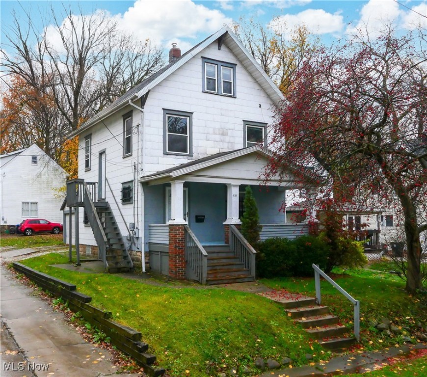 Welcome to 635 Allyn St., a well maintained 3 bedroom, 2 bathroom colonial located approximately half a mile from The University of Akron. This charming home is a perfect choice for homeowners or investors alike.
As you approach, you'll be greeted by a covered front porch, ideal for enjoying your morning coffee or relaxing in the evening. Step inside to find a spacious living room and dining room on the main floor, along with a fully equipped kitchen (appliances included) and a full bathroom. The second floor features three bedrooms and another full bath. The large finished third floor offers an additional living area. This property also includes a 1-car detached garage, a full basement with glass block windows, and the included washer and dryer. Recent updates include a newer hot water tank, and the interior has been freshly painted and cleaned, giving the home a crisp, move-in-ready feel. For peace of mind, a 1-year home warranty is included.
Don't miss this incredible opportunity to own a well-maintained home in a prime location. Schedule your private showing today!