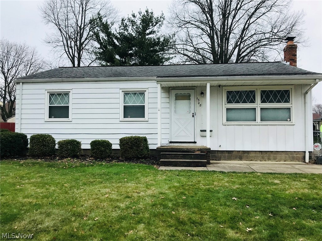 This ranch home in Firestone Park features 3 bedrooms and 1 bathroom. Hardwood floors throughout the living room and bedrooms. Lots of closet space for storage. The kitchen is open to the dinette area. 988 sqft of single floor living space. Half of the basement area has a recreational area with a nice corner wood burning fireplace. The other half of the basement in the laundry room and storage space. Some upgrades include vinyl replacement windows, glass block windows, electric service, central heating, and A/C. The roof is about 10 years old. Concrete driveway leading to the one car detached garage. Cute fenced in backyard area to relax in.  Longtime ownership the owner has retired to smaller quarters. Don't miss out on this opportunity to buy in Firestone Park.