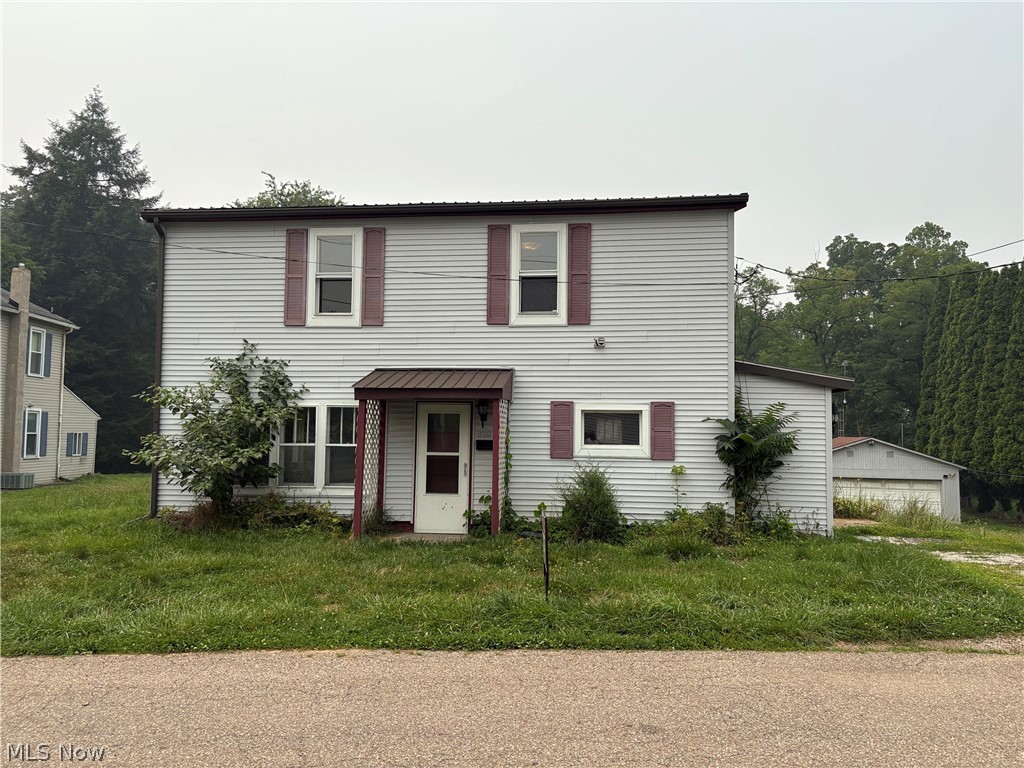 Fabulous Minerva location on a dead end street for this three bedroom two story on just under an acre. Home offers a bath on each level along with a private back yard. Lots of updates within the past 7 years have been completed. With a few cosmetic updates, this home will be ready in no time. Sold as-is.
