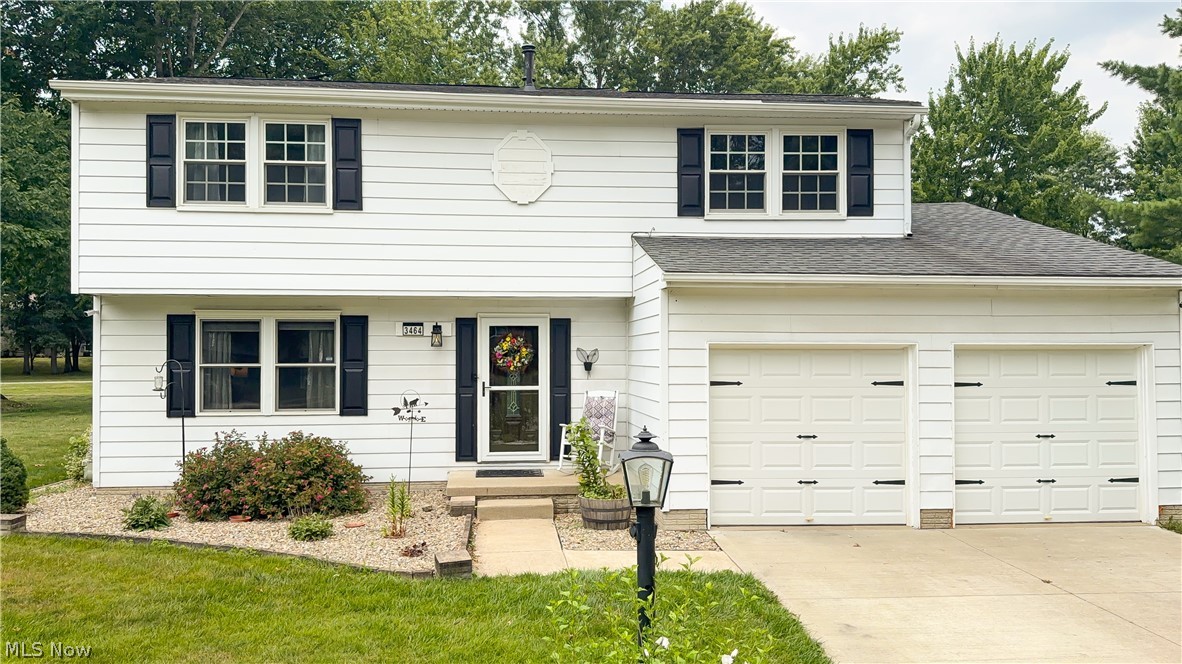 Nicely updated colonial home on a quiet cul-de-sac home in a beautiful lake community.  This home features newer luxury vinyl flooring, an updated kitchen with spacious eat-in dining space, and a newly remodeled powder room. The second floor has three spacious bedrooms with a 4th room that could be a bedroom or office. The lower level offers great recreational space. 
Step outside onto a large wooded deck with great wooded views and spacious backyard.  The Shores of Aurora offers two swimming pools, tennis courts, and a clubhouse as well as a large community lake.