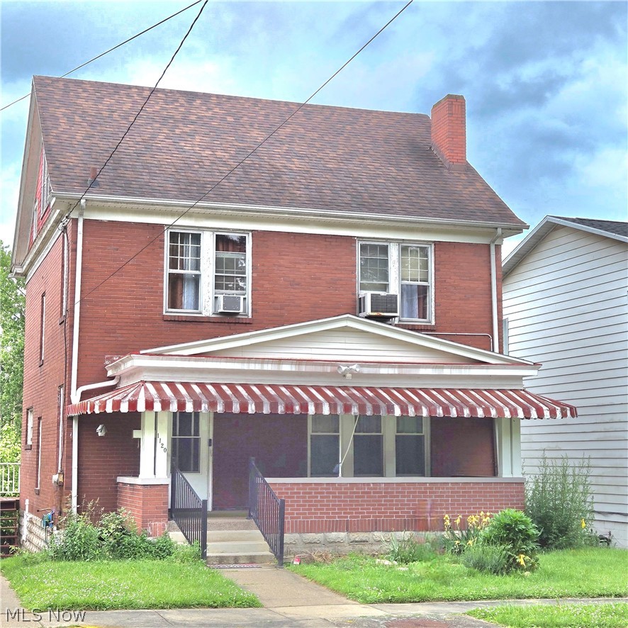 Enter this well maintained all brick home that provides so much character. There have been numerous updates and all the interior space is roomy. The wide natural oak baseboards, and oak trim are in very good condition plus the wide oak stairs with landing make entering the 2nd level easy. A wide hall continues for easy access to three spacious bedrooms and updated full bath. There is a finished 3rd floor with separate heating system. This space could be a multi-functional area-family room, playroom or with some  finishing a complete additional private living space. The full unfinished basement is functional and dry.  Welcome to a great starter with room to grow.  The home is conveniently located in Parkersburg near downtown.