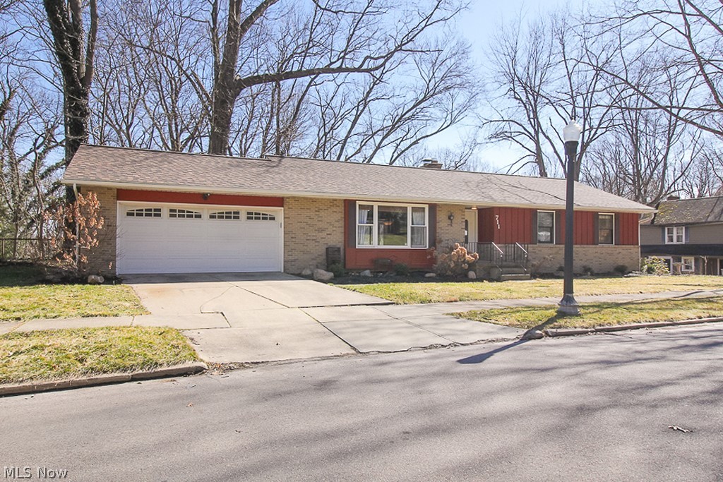 Great 3 bedroom/ 2 bath cedar ranch on a quiet street in the beautiful sought after Merriman Hills neighborhood in West Akron! This updated, open floor plan, ranch with a walk out basement, is perfect for everyday living, hosting and entertaining inside and out! UPDATES GALORE!!! 2020 New roof and A/C. 2019 remodeled kitchen, flooring and opened floor plan. 2018 New garage door and opener. 2017 Exterior paint!. 1585 Sq. Ft. not including an additional 500+ Sq. Ft. of finished basement. Akron Public Schools - King elementary and Firestone High School.
