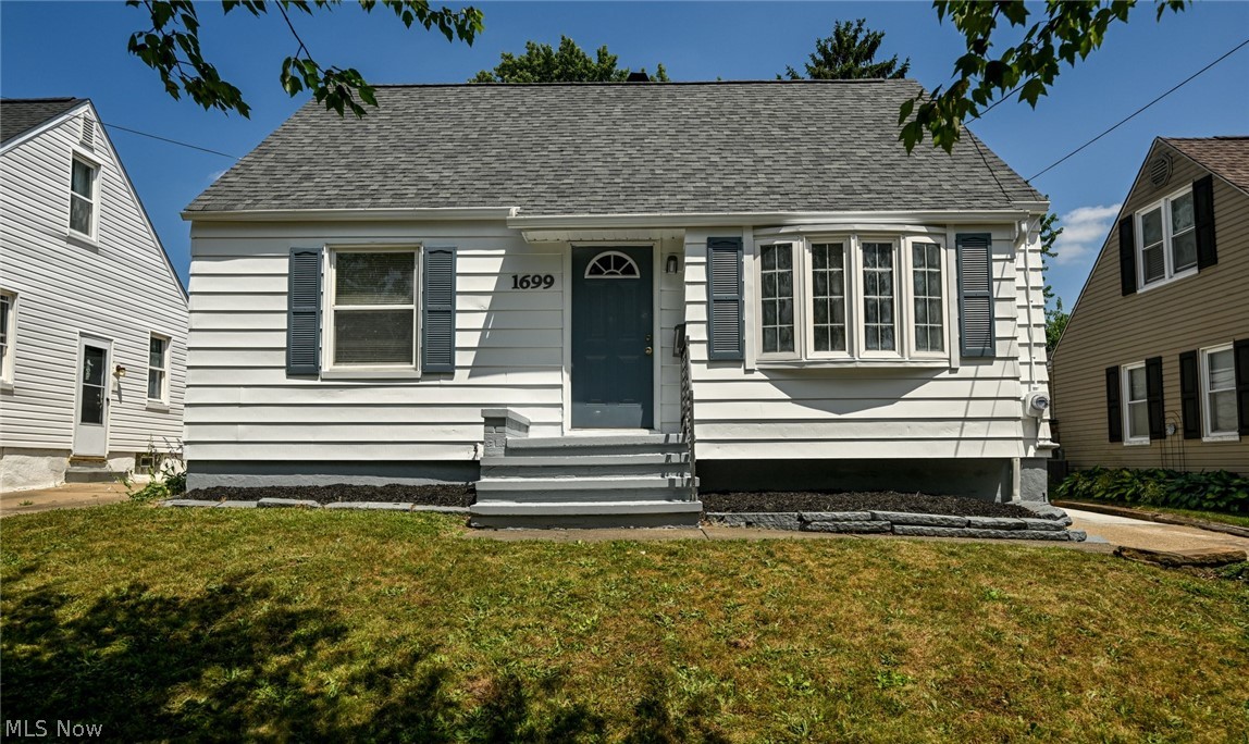 This beautiful, updated cape in Firestone Park is ready to move into! One minute from Heintz Hillcrest Park, with tons of activities, including picnics, walking, jogging, and a playground! This 3-bedroom, 2-bath cape has been thoughtfully updated with a new roof, furnace/AC, carpet, range, new refrigerator and a sump pump. The large family room includes a dining area and sliding glass doors that lead to the outdoor deck and private backyard. The basement is partially finished, with an updated bathroom featuring a new shower, ceramic tile, and sink. There is nothing to do but move in! Close to shopping, the expressway, and public transportation, minutes to downtown Akron, and 45 minutes to Cleveland. Make your appointment today!
