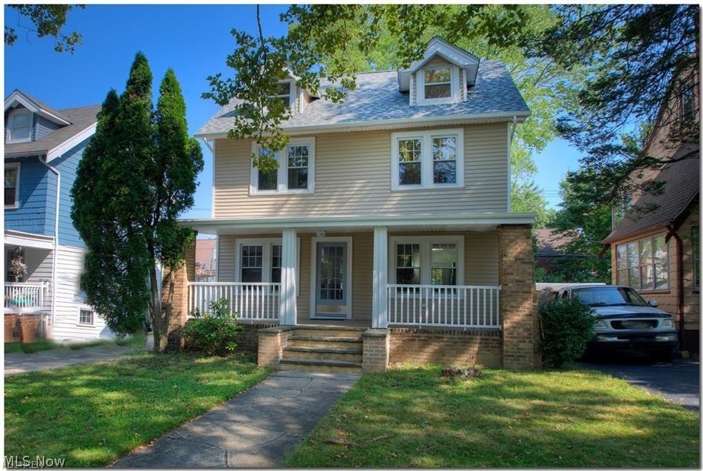 This exquisite Cleveland Heights Colonial has updates galore and it is gorgeous! Everything in this home has been renovated with high end finishes including the huge Kosher kitchen with  granite counter tops, spacious cabinets and all new appliances within the last 2 years! Sit by the cozy fireplace in the living room and enjoy the fresh clean colors throughout! The second floor has three spacious bedrooms with a modern full bathroom that includes a tiled shower and bathtub! The third floor can be a master suite with a wide open bedroom space and beautiful full bathroom! There is plenty of storage and closets throughout! Updates also include new windows, new electrical, new plumbing, new siding, new roof, new heating and air conditioning, new garage and a brand new deck off of the kitchen. Last but not least this home features a brand new spacious garage with space for 2 cars and storage! Do not miss out on this gem in Cleveland Heights!