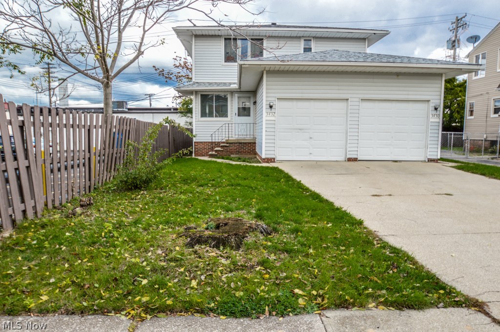 Fantastic investment property! Newer 2 unit up & down duplex each unit has its own private basement and 1 car garage. First floor unit is 2 bedrooms recently updated with all new carpet, paint, cabinets and windows.  Second floor unit is 3 bedrooms. Roof approximately 10 yrs. First floor unit has newer furnace and A/C.