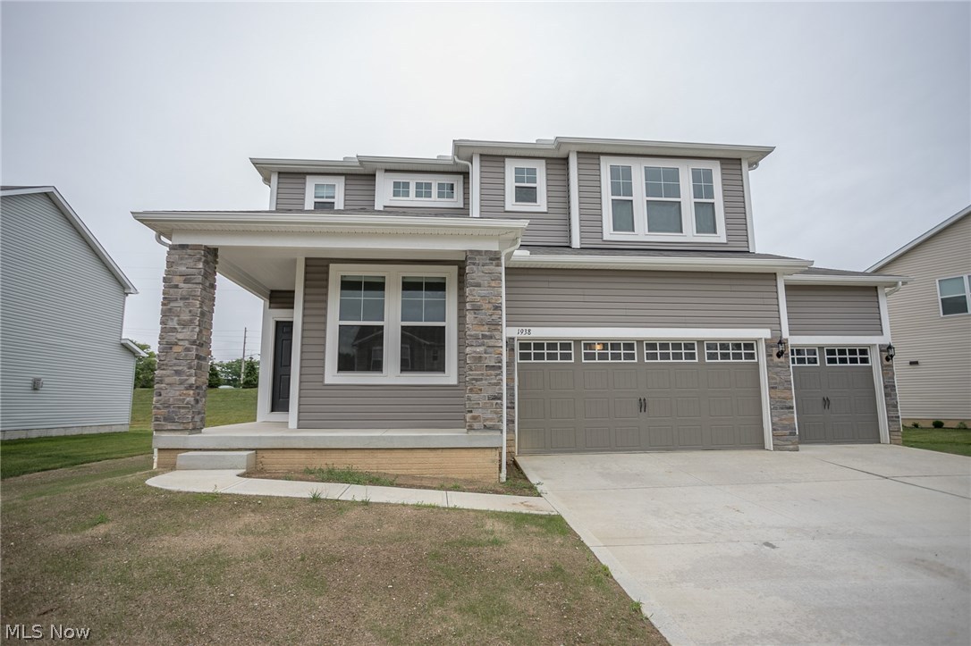 Why wait to build when you can have over 3400 square feet of total living space now!  This home has many during, and after build upgrades.  This 4 bed, 2.5 bath colonial has a finished basement that is plumbed and ready to go for a 3rd full bath.  The open concept features a large great room that joins with the kitchen, dining, office, foyer, and staircase.  The kitchen has huge center island, walk in pantry, upgraded cabinets, and one of a kind (after build) granite counter tops.  A family room, office area, mud room, and large open foyer round out the first floor.  Each of the bedrooms is large, with walk in closets in the master suite AND the second bedroom.  There is a 14x13 open loft area that is a perfect set up for the kids.  A second floor laundry makes life simple.  This home already has a lawn put in (still growing), blinds, and finishes a new home will not.  The many additional features includes a huge 3 car garage.