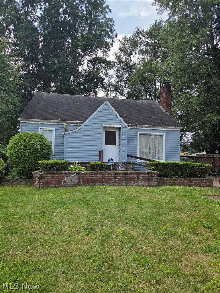 Welcome home to this charming 3-bedroom Cape Cod style home! Featuring low-maintenance vinyl siding and comfortable carpeting throughout, this move-in ready estate property offers plenty of space both inside and out.  The finished basement provides additional living or entertainment space, and all appliances are included, making your move even easier.  Outside, you'll find a detached one-car garage, a spacious deck that's perfect for relaxing or entertaining, a storage shed, and outdoor fireplace for enjoying outdoor gatherings.  This well-maintained estate property is ready for its next owner - schedule your showing today and discover all it has to offer