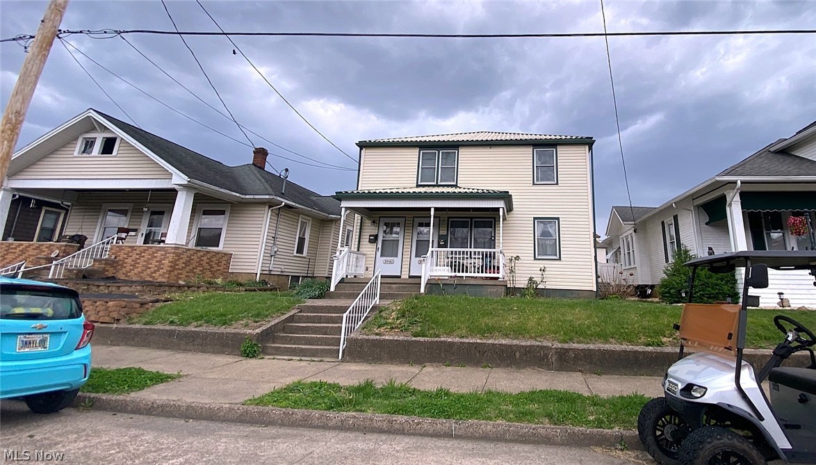 3939 Highland Ave., Shadyside offers wise investors this well-maintained Duplex. It consists of two bedrooms up and two bedrooms down. Each apartment has updated bathrooms with tile flooring and newer fixtures. The spacious living rooms have hardwood flooring. The kitchens are equipped with range, refrigerator, wood cabinetry, and tile flooring. Each apartment has separate utilities and separate basement areas with washer and dryer hook-ups and storage for tenants' convenience. The property has central air, breaker box, and metal roof. The level back yard and patio will be great gardening or relaxing. There is also a two-car detached garage for off street parking. The upstairs apartment is rented for $800.00 with tenant paying his own utilities although currently they get $25,00 off for lawn care and snow removal. This could also be a great one to live in one apartment and rent the other to help with the mortgage payment.  Great idea for young folk starting out. Eventually it will be paid for & you would  have two rental incomes.