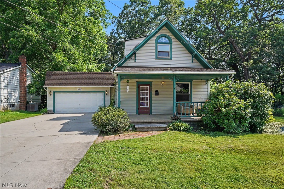 Did you ever think it would actually happen? You finally found a great 3 bedroom/2 full bath home,  with loads of potential, in the heart of Cuyahoga Falls! Welcome to 1026 Francis Ave! This one has the ideal blend of classic design & modern amenities with a formal dining room, formal living room and extra tall ceilings. With some TLC this home will be the envy of the neighborhood. Wood floors in the living room/dining room, stunning wood columns, a window seat flanked by craftsman windows, ¼ turn staircase to the upstairs and more…all showcase the remarkable craftsmanship of the early 1900s.  Waterproofed basement w/ air cleaner completed by Ohio State Waterproofing in 2022 w/ lifetime warranty.  Private backyard  that allows you to enjoy nature and relax to the sounds of the water at the Gorge.  When winter weather hits,  you'll really appreciate the spacious 2 car garage, Extra large lot with great backyard and side yard too.  This home is ideally located, offering easy access to Downtown Cuyahoga Falls, Route 8, Cuyahoga Valley National Parks (CVNP), library, schools & more, making it convenient for work, shopping, dining, & entertainment. Don't miss the opportunity to create YOUR forever home with your personal design choices! With an updated aesthetic, combined with the olde world charm, this one will be the envy of the neighborhood when you make it your own.  Updates : Lennox C/A ‘20, Furnace ‘14, Electric, Radon Mitigation, HWT ’25, 2 car garage '07. Seller offering a 1 yr home warranty. This home is just waiting for your ideas, updates and cosmetic touches to make it your own!