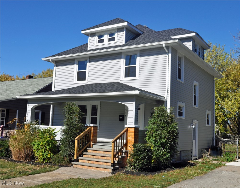 WOW!  3 bedroom colonial in the heart of Lorain has been updated inside and out.  There is even a finished 3rd floor!  Updates include flooring, paint, kitchen and bath, new windows, furnace, hwt, ca and so much more!  Just move in!  This is a Fannie Mae HomePath property.
