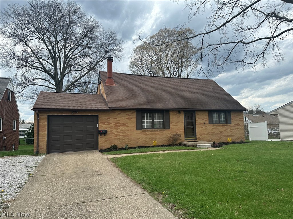 You won't want to miss this roomy 4 bedroom, 1 1/2 bath brick home on a 61' X 146' lot.  As you enter the front door, you're immediately taken by the beautiful floor to ceiling wood burning fireplace with a raised hearth and a mantle. Then enter the dining area with sliding glass doors to a freshly painted deck that also leads to a patio and a nice sized lot.  Plenty of room for relaxing in nice weather. Included near the garage is a shed for extra storage. Inside, the applianced kitchen has plenty of cupboards and a pleasant workspace with the window above the sink overlooking the deck and yard. The first floor also boasts two good sized bedrooms and an updated full bathroom. Two more larger bedrooms and a half bath on the second floor with extra closet space helps to make life comfortable. Another added convenience is an extra shower stall in the basement.  New in 2025 is the furnace. AprilAire. Also replaced in 2025 was the central air conditioner. This everlasting brick home is waiting for the lucky new owner or owners.