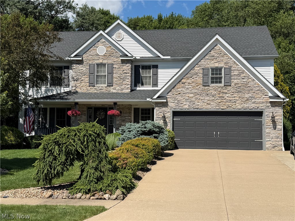 Exquisitely maintained and meticulously updated Colonial in Paddington Woods offers a flexible layout with numerous updates throughout.  The curb appeal is enhanced by added stonework to the front of the home, updated roof, irrigation system, Leaf Filter gutter system, updated shutters and added driveway for extra parking.  
The backyard features a 2 tier patio with firepit.  Also added:  basketball court, invisible fence, shed and sidewalks grace the beautifully landscaped and tree line backyard.
The stunning interior features an updated kiitchen with granite countertops, tile backsplash, custom cabinets, crown molding, recessed lighting and added butler's pantry with extra cabinets and countertop space.
The 2 story faimily room features a stone fireplace, double row of windows with custom shades, and recessed lighting.  The gorgeous, large 4 season room additiion features LTV flooring, baseboard heating, lots of windows, recessed lighting, wood ceiling and walls, 2 skylights for natural light and a sliding glass door that leads to the patios. The Dining Room is being used as an office and features crown moolding, udated lighting, custom shades and barn doors.  The open foyer has LTV flooring and udated black iron spindles.  Also, first floor landry has cabinets and utility sink and an additional half bath.
Second floor features Master Bedroom with ceiling fan, updated lighting, custom shades and adjoining remodeled bath with double sinks, Maxtile, custom soft close cabinets, upraded lighting and fixtures, soaking tub and large glass shower. Additional 3 bedrooms with updated carpet, ceiling fans and custom shades.  Also; Main bath has Maxtile and Loft with seating area.
The amazing Lower level features an awesome wet bar area with seating and much more.  The oversized Rec Room has abundant seating, LTV flooring, recessed lighting, half bath and extra storage room.
Other upgrades include: home deionization system-2008, Furnace-2019, H20 heater-2021, AC-2021