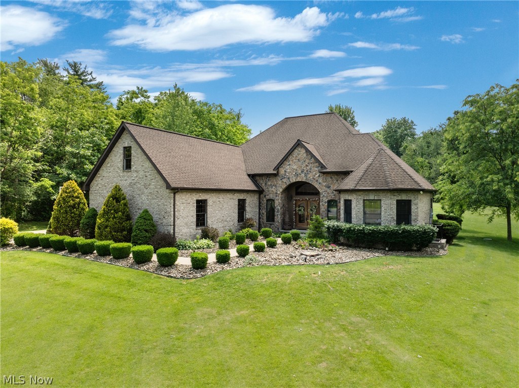 Discover serenity at the end of a quiet cul-de-sac in Hidden Meadows. This beautifully maintained 4BD, 3.5BA home sits on 1.5 landscaped acres and offers nearly 3,900 sq ft of geothermal-heated and cooled living space, including a finished basement.

The main level features a stunning cherry kitchen with granite countertops, hickory floors, and a desirable first-floor master suite. Downstairs, the spacious 36x31 basement is built for entertaining with a granite-topped bar, pool table, beverage cooler, and pub seating—perfect for hosting or relaxing.

Step outside to your private retreat with a 38.5 x 18.5 saltwater pool and Latham International waterfall whirlpool spa, creating a true resort-style experience.

Additional highlights include five-zone geothermal HVAC, leaf-protector gutters, and a 22KW Generac generator (2023). A perfect blend of comfort, style, and entertainment—schedule your showing today!
