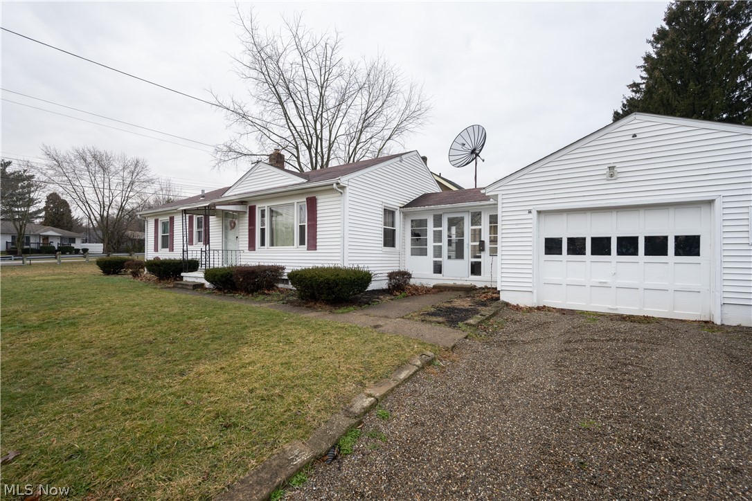 WOW! You cannot afford to miss this affordable, move-in ready, ranch in a fantastic Ellet neighborhood. As you walk into this charming home you will immediately notice how meticulously maintained and stylishly updated it truly is. Through the front door you are greeted by a spacious carpeted living room, perfect for family movie nights or entertaining guests! Through the living room you will enter a fully updated eat-in kitchen, equipped with luxury vinyl plank floors, newer counter tops, and stainless steel appliances. After admiring the kitchen you can continue around to a hallway that leads to 3 bedrooms and a full bathroom with updated fixtures, vanity, sink, and tub all within the last 2 years! Make your way into the exquisitely finished basement that comes in at a massive 800 square feet. Featuring newer carpeting and 2 separate rooms the options are endless for how you decide you use this awesome space! When it's time to leave you can make your way through a finished breezeway t