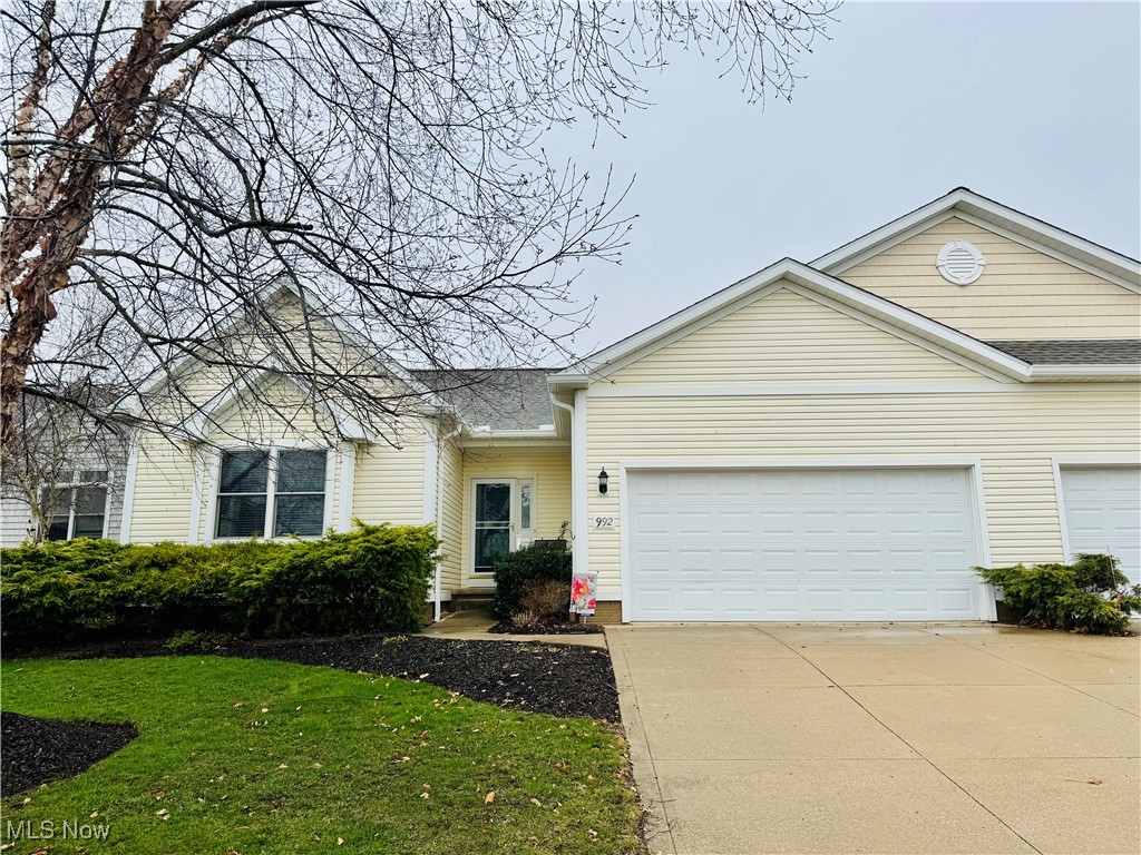 Gorgeous ranch condo in The Lakes of Franklin Mills in Kent! Located directly on water, this home has everything you are looking for- including total one-floor and maintenance-free living at its best. You will feel like you are permanently on vacation with water views, fishing from your backyard, neighborhood walking trails, and close proximity to shopping, dining and so much more. The open concept floorplan is ideal for entertaining and for anyone who is not wanting to have to go up any stairs. The vaulted living room gives the feeling of a soaring ceiling and incredible natural light coming in from the wall of windows. The gas fireplace centers the living and dining rooms. The eat-in kitchen has a large breakfast island, Corian countertops, upgraded cabinets and upgraded appliances. The additional dining area leads directly out to the back deck that overlooks the private stocked pond. The primary suite is oversized with a large walk-in closet and full bathroom with walk-in shower and dual vanity. Th additional first-floor bathroom has an attached full bathroom and leads into the oversized laundry room. The finished lower, walkout level is perfect for entertaining and for any additional guests that may come to visit. There is a recreation/living room area, wet bar, dining area, bedroom and full bathroom! There is also direct access to the back patio and to the green space and pond. With snow removal and lawn maintenance taken care of for you, there is nothing to do but move in! Call TODAY for your private showing!