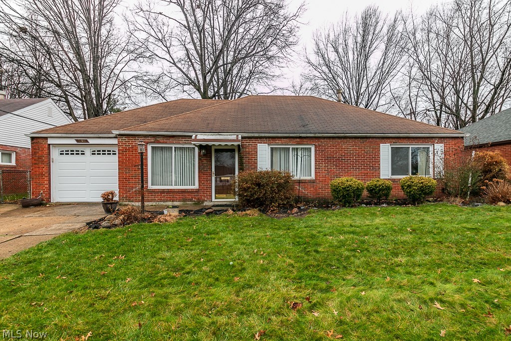Welcome to this lovely brick ranch located in Euclid. This three bedroom two full baths has all the space you're looking for. As you pull up you will notice the attached garage that will make it those winter months in Cleveland so much easier. When you enter you have an open living room dining room concept with a spacious kitchen great for entertaining. A nice patio in the back and a fenced yard with a shed.  This would be a great investment property or first-time home buyer. Located close to the park, shopping, restaurants, and just minutes from downtown. Schedule you showing today!