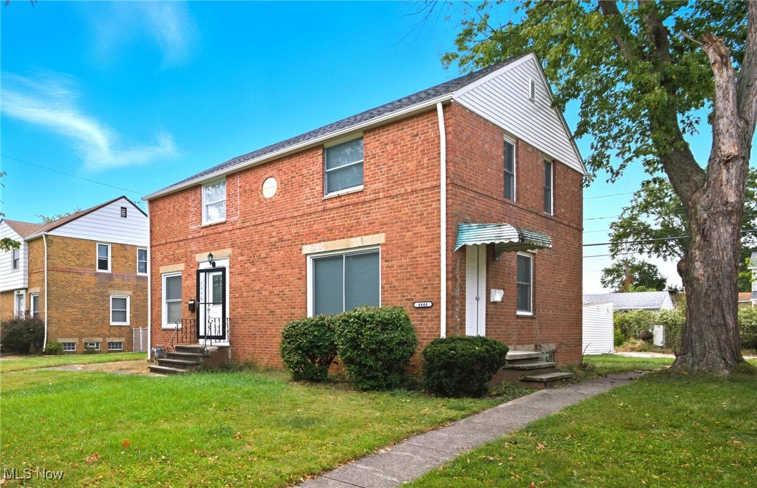 Welcome to 4444 Roadoan Rd in Brooklyn, a beautifully renovated 2-bedroom, 1-bathroom brick home that has been fully renovated in 2025. Every detail has been thoughtfully updated, offering the feel of a brand-new home with timeless charm. Step inside to a bright, open living room filled with natural light and accented by rich, dark-contrast LVP flooring that flows throughout. The adjoining casual dining area leads into a stunning new kitchen featuring new countertops, a double-sided sink, stainless steel appliances, and modern cabinetry that combines function and style. The bathroom is equally impressive, finished in bright white tones with a pedestal sink and new fixtures, creating a fresh, bright appearance. Both bedrooms are spacious and share this beautifully updated bathroom. Downstairs, the basement offers extra storage space and a dedicated laundry area with a utility sink, providing practicality to match the home’s aesthetic appeal. Outside, you’ll find a detached garage with 2 additional off street parking spaces, and a new roof (2013) on a solid brick exterior that enhances curb appeal and durability. With its full renovation, modern updates, and move-inready condition, 4444 Roadoan Rd is a perfect blend of style, comfort, and value, an ideal choice for anyone seeking a fresh start in a convenient Brooklyn location