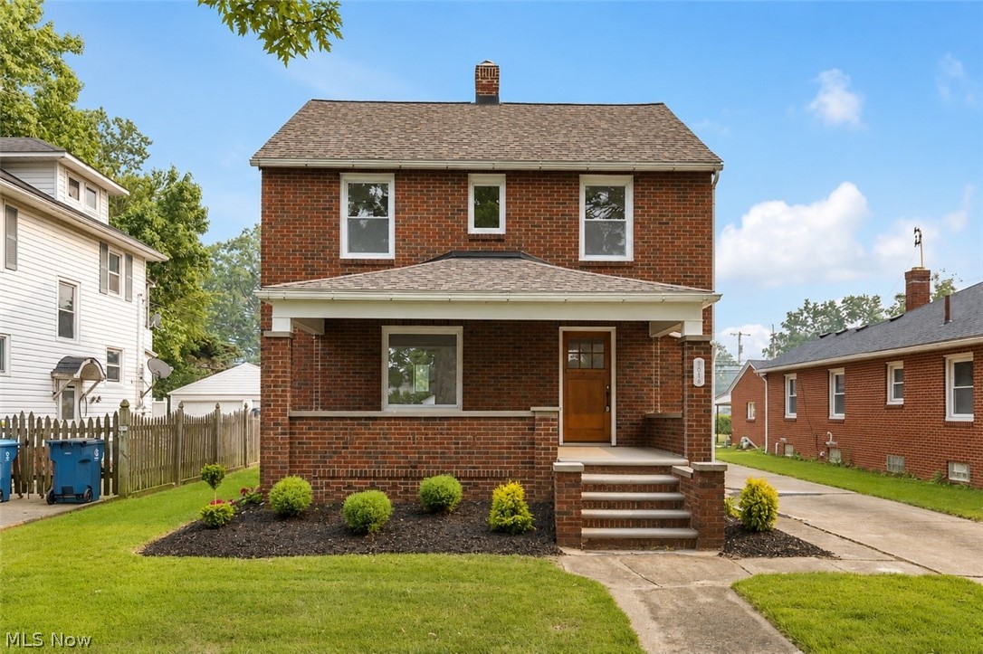Classic colonial charm meets modern style in this beautifully remodeled, move-in-ready home! This carefree 4-bedroom home has been thoughtfully updated from top to bottom, offering the perfect blend of character and today's most desirable finishes.
Step inside to discover an oversized living room, spacious dining area, one full bath, and two convenient half baths. Every room has been tastefully renovated with luxury vinyl plank flooring throughout the main living areas and brand-new carpeting in the bedrooms.
The stunning new kitchen features granite countertops, new cabinetry, a stylish tile backsplash, and brand-new stainless steel appliances, including a dishwasher and garbage disposal. The beautifully updated full bathroom offers a double vanity and a tiled shower for a modern feel.

The first-floor half bath also serves as a convenient laundry room, complete with a washer and dryer. Downstairs, the waterproofed basement includes a new sump pump, an additional half bath, and a second laundry hookup, providing plenty of flexibility and storage.

Enjoy peace of mind knowing nearly every major component has been replaced, including a new HVAC system, new roof on both the house and garage, new windows, new garage door with opener, and new garage siding. The inviting front porch has also been refreshed with a clean, open design that enhances the home's curb appeal.

With extensive updates throughout and nothing left to do but move in, this exceptional home is ready for its next owner.