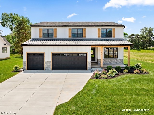 Welcome to this beautifully designed, newly built home located near Historic Medina. Built with meticulous care from the exterior craftsmanship to the smallest interior details, this residence seamlessly blends modern efficiency with sensational living spaces. The main level centers around an expansive great room and a high-end kitchen featuring luxury finishes, making daily living and entertaining effortless. Designed for ultimate convenience, the main floor also features a dedicated home office with an adjacent full bath and large closet. A stunning primary suite with an enormous walk-in closet with custom built-ins, a gorgeous primary bath, and an adjacent laundry room. Convenience extends beyond the front door with easy access to major highways for a smooth commute, as well as close proximity to the historic Medina Square's vibrant activities, from the weekly seasonal farmers market to festive holiday parades and fireworks. The upper level offers plenty of practical space with three large bedrooms, two full bathrooms, and a versatile bonus room. This flexible space can easily adapt to your lifestyle, whether you envision it as a second home office, an additional family room, or a dedicated home gym. Adding even more value is the finished basement, which provides an extra 1,000 square feet of finished living space. Large enough to accommodate a media room, a game area, and still have loads of storage space, this lower level is a blank canvas ready to be customized to your exact needs. Additional features include; Walk in Pantry, 9 ft ceilings on all 3 floors, Andersen windows, 200 amp service feed, EV charging station in garage and 2 HVAC units for zoned heating & cooling.