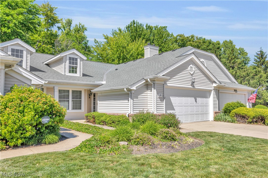 Carefree Living in the Heart of Avon Lake. Welcome to the 2 bedroom and 2 bath condo located in Towne Center an active 55+ community. The Owner’s Suite is a true retreat with a walk-in closet, additional closet and a generous in-suite bath complete with a walk-in shower. The Kitchen offers plenty of cabinets and counter space for food preparation and all including appliances stay. The spacious dining area can comfortably accommodate a large table and hutch, making it ideal for family events. The open concept layout into the living room featuring a gas fireplace, built-in shelving and a door to your private patio for relaxing and overlooking your north border of large trees. Enter the laundry with washer & dryer remaining then to the 2+car garage with plenty of storage area. A short walk to the community recreation center offering indoor pool, fitness classes, and social events to keep you as active and connected as you like. Don’t miss your chance to enjoy easy living in one of Avon Lake’s most desirable communities. Schedule your private showing today!