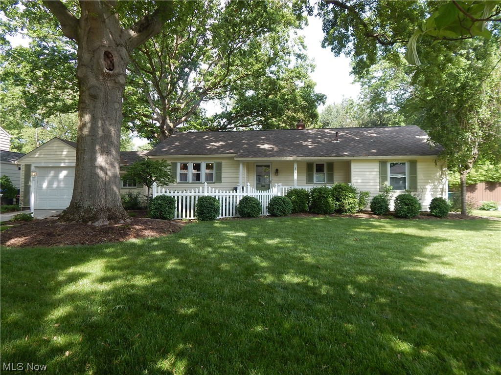 The 3-bedroom, 2-full bath ranch-style home is absolutely lovely. 
Spacious first floor living: The main living area is roomy, offering plenty of space for relaxation and entertainment. The beautiful hardwood floors add to the overall appeal. Large fenced-in rear yard: The property boasts a sizable rear yard, which is enclosed by a fence. This provides privacy and security, making it an ideal space for outdoor activities. Formal dining room: The home includes a separate formal dining room, creating a designated area for enjoying meals and hosting dinner parties. Family room: In addition to the main living area, there is a family room. This provides extra space for gathering with loved ones or creating a cozy spot for relaxation. A delightful feature of the house is the three-season sunroom. It offers an inviting space to enjoy the outdoors while being sheltered from the elements. Vaulted owner's suite: The owner's suite features a vaulted ceiling, adding an elegant touch to the room.