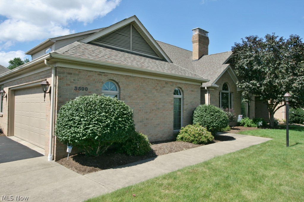 Pristine, 3-bedroom, 2 1/2 bath condo in a supreme Poland Township development!  Best use of space in this nice, 2-story, end unit condo.  Ceramic foyer with 17 foot vaulted ceiling leading into a very spacious living room, with gas fireplace...following into a delightful dining area.  Main level master suite with a beautiful, bright, en-suite with recently added ceramic shower!  Good-sized ceramic kitchen with generous eat-in area.  All appliances staying, some of which are new with the past couple years.  Half-bath & Laundry room, off of kitchen (with stack-able W/D staying).  Total living downstairs in this condo!  If that isn't enough, the second floor offers two nice-size bedrooms and a full bath for the kids or out-of-town guests. Twelve-course basement, 50 gal H/T tank, 6 years on HVAC,  2-Car garage with handicap accessibility. This unit has been impeccably cared for from day one and it shows!  Highly desirable area and rarely do they come available in this development.  No for