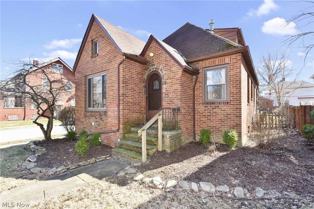 Wonderful opportunity to take title to a classic, storybook-caliber West Park Gem whose good bones are harmoniously linked to a substantial list of "pluses": a seamless floorplan; oak flooring and coved ceilings; 2 above-grade full bathrooms including a second floor Master Suite; a full basement exploding with man-cave potential; a delightful rear enclosed patio; newer windows throughout; three fireplaces; a fully-fenced yard whose corner location lends privacy and space; an all-brick exterior with inviting curb appeal, and more! This pad provides maintained mechanicals with much life left (a/c '11/furnace '12/tank '15) and leaves your design-eye to make this A+ location a showpiece of your good taste; this property offers seamless, highly convenient living inside and outside your home.  Master Suite includes functional fireplace and new, professionally-laid neutral carpeting (2/20) and tasteful luxury vinyl plank in MA BA  (3/20). Detached two car garage on W. 157th Street. All applia