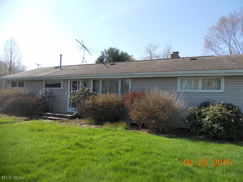 Nice Perry ranch with Great room with double doors to deck, Updated kitchen and bath. Appliances in kitchen. Lower level Family  room with frpl, 2 tier deck, storage shed large 2 car garage. (no plumbing)